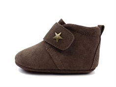 Bisgaard slipper dark brown star